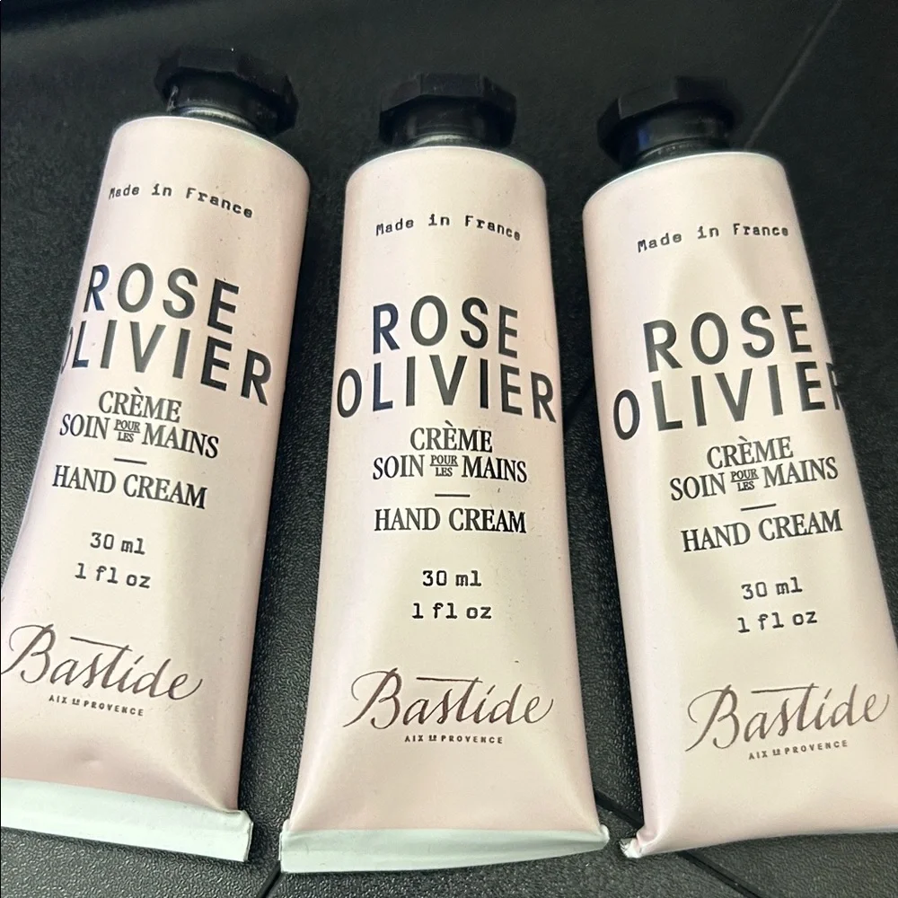 Bastide Rose Olivier Hand Cream set of 3 - Picture 2 of 2